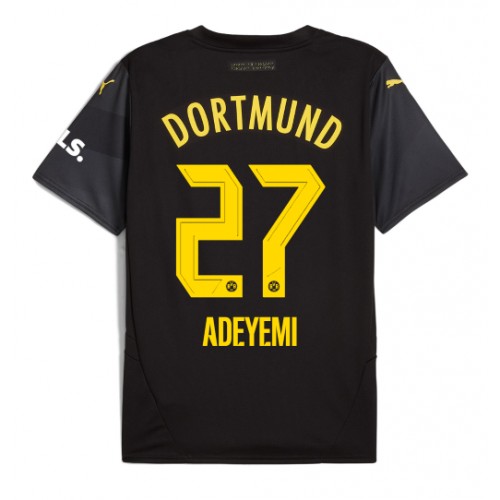 Fotballdrakt Herre Borussia Dortmund Karim Adeyemi #27 Bortedrakt 2024-25 Kortermet